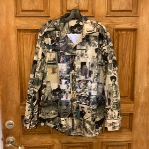 Robert graham long sleeve button up XL